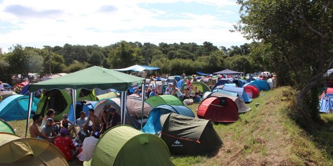 Le camping au Festival