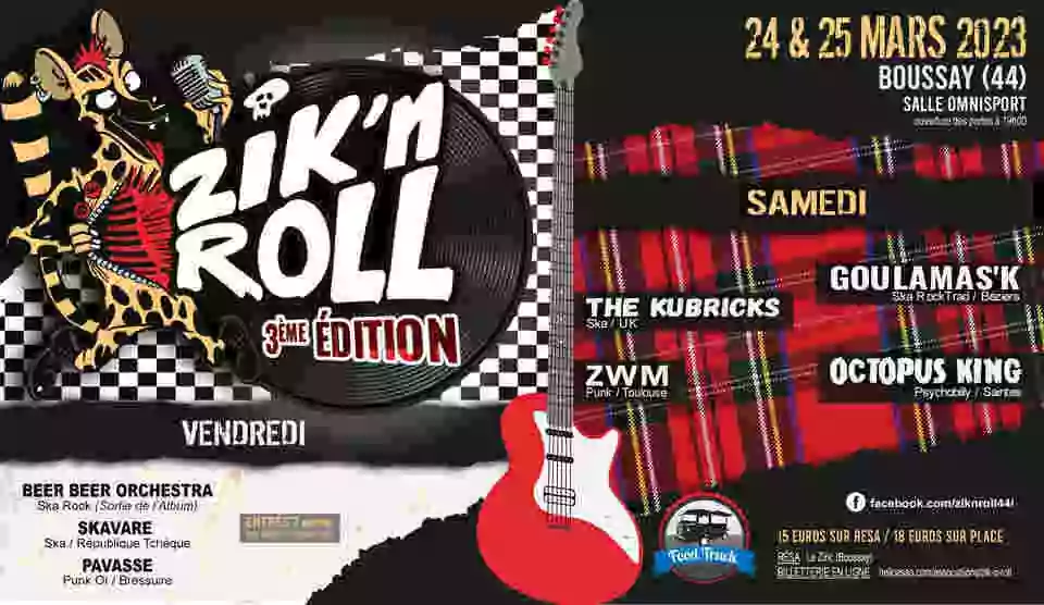 Zik'N Roll 2023: Pour bien commencer, on peut prendre sa place via ce lien pour passer une soirée qui s'annonce d'ores et déjà Rock'N'Rollesque!!!
