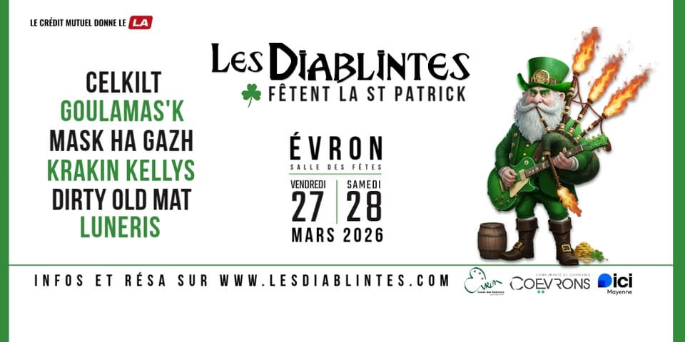 Les Diablintes 2026 fêtent la Saint-Patrick
