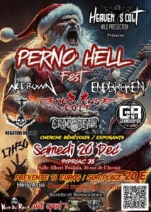 🔥@PERNO' HELL FEST🔥 Une idée originale de cadeaux à offrir: des places de Concerts 🤘🤘❤️