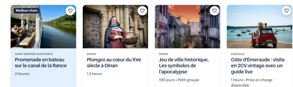 Les Activités à Dinan