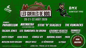 Les Gueules de Bois à Valzin en Petite Montagne - Festival de musique le 20 août - sixième édition du FESTIVAL LES GUEULES DE BOIS pour 2026...