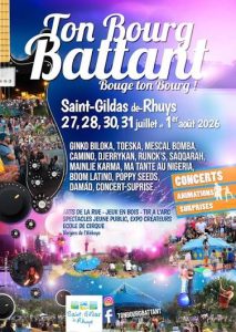 Ton Bourg Battant à Saint-Gildas-de-Rhuys - Festival de musique le 27 juillet - Découvrez ce festival en Bretagne