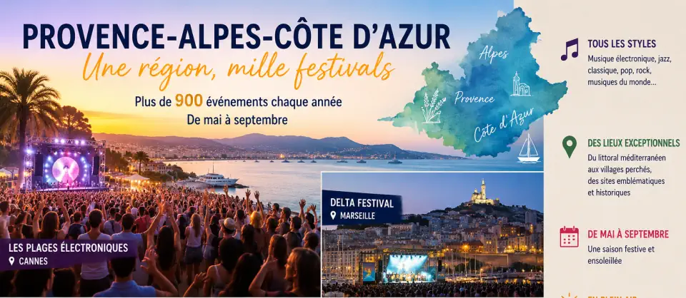 Les festivals en Provence Alpes Cote-d’Azur