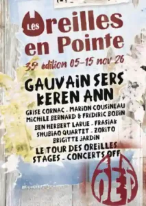 Les oreilles en pointe à Firminy - Festival de musique le 05 novembre - Créé en 1991, le festival LES OREILLES EN POINTE est...